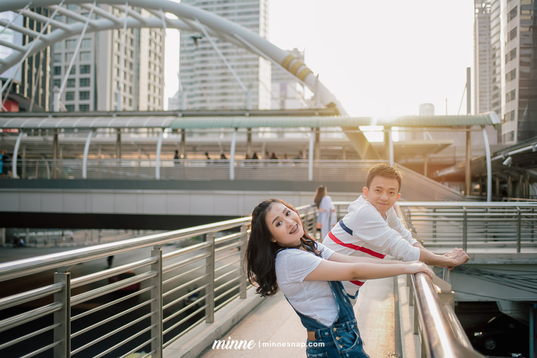 Couple Photoshoot in Bangkok at EmQuartier & BTS Chong Nonsi