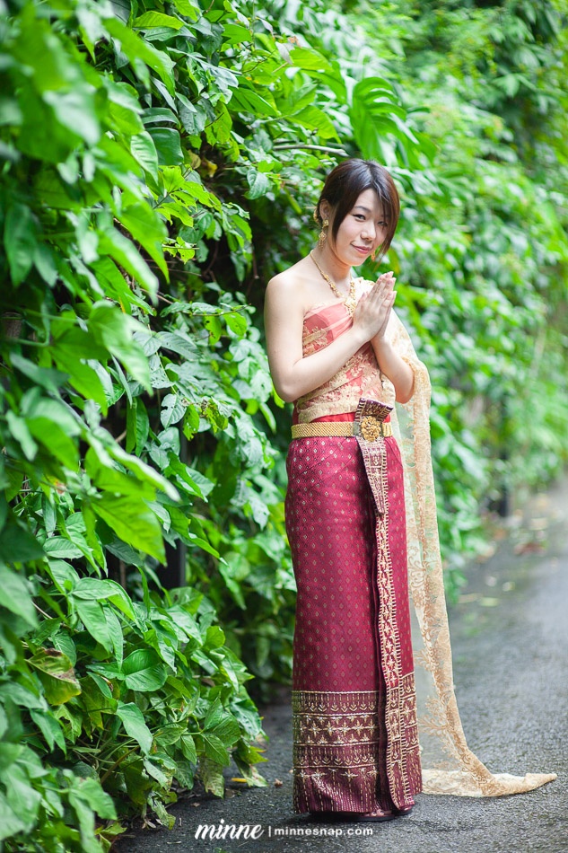 taiwan girl in thai traditional costume 7