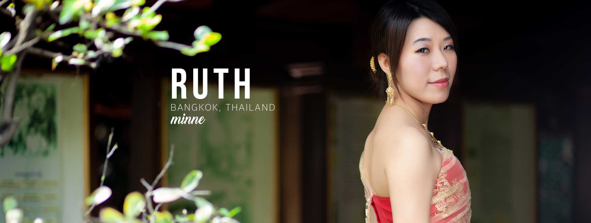 taiwan girl in thai traditional costume long cover
