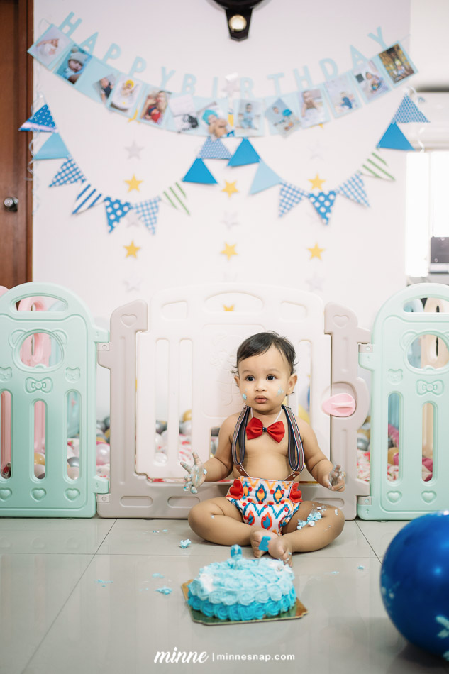 Sam's One Year Old Birthday Photoshoot Bangkok with Family