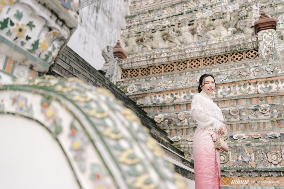 Wat Arun and China Town Bangkok Portrait Couple Photoshoot